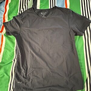 Bylt wide neck T shirt drop cut lux